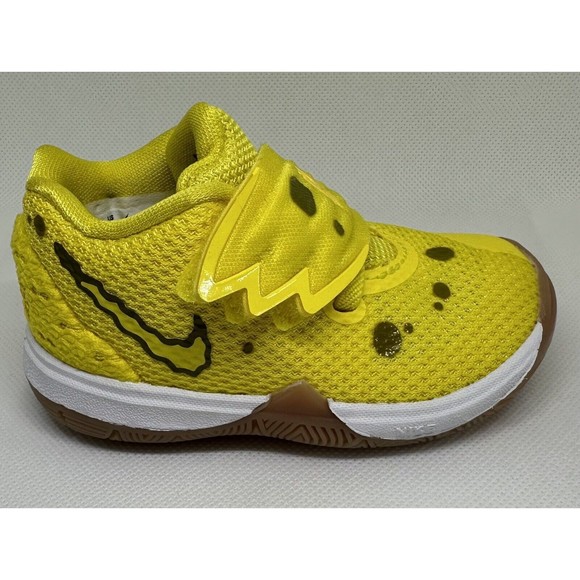 SpongeBob Edition Kyrie 5 SBSP BT Shoes Sneakers CN4490-700 Size Kid’s 3c NEW! - Picture 3 of 10